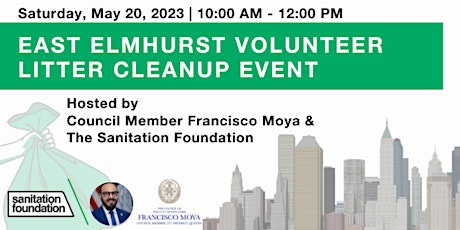 East Elmhurst Litter Cleanup with Council Member Francisco Moya