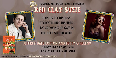 RED CLAY SUZIE | A Busboys and Poets Books Presentation