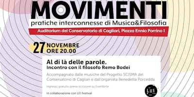 MOVIMENTI Pratiche interconnesse di Musica&Filosofia MOVIMENTI Pratiche interconnesse di Musica&Filosofia