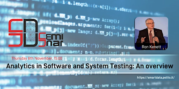 [SmartData@PoliTO] Analytics in Software and System Testing: An overview