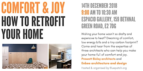 Retrofit your Home - Comfort & Joy - Talk by 2 architects primary image