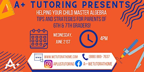 Helping Your Child  Master Math:  6th and 7th Grade Parents