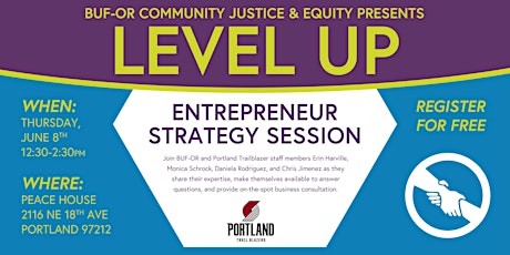 Level Up! Entrepreneur Strategy Session
