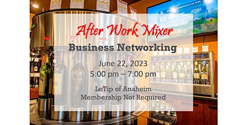 After Work Mixer | Orange County primary image