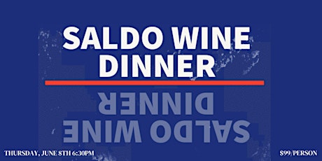 Saldo Wine Dinner