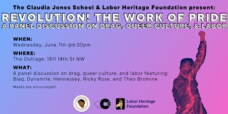 Revolution! The Work of Pride: A Discussion on Drag, Queer Culture, + Labor