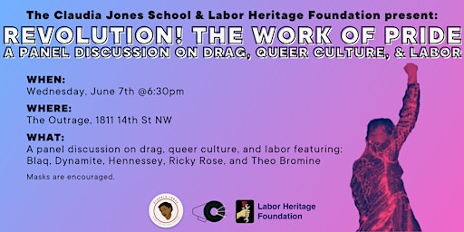 Revolution! The Work of Pride: A Discussion on Drag, Queer Culture, + Labor primary image