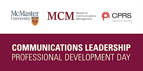 McMaster MCM - CPRS Hamilton Communications Leadership Development Day