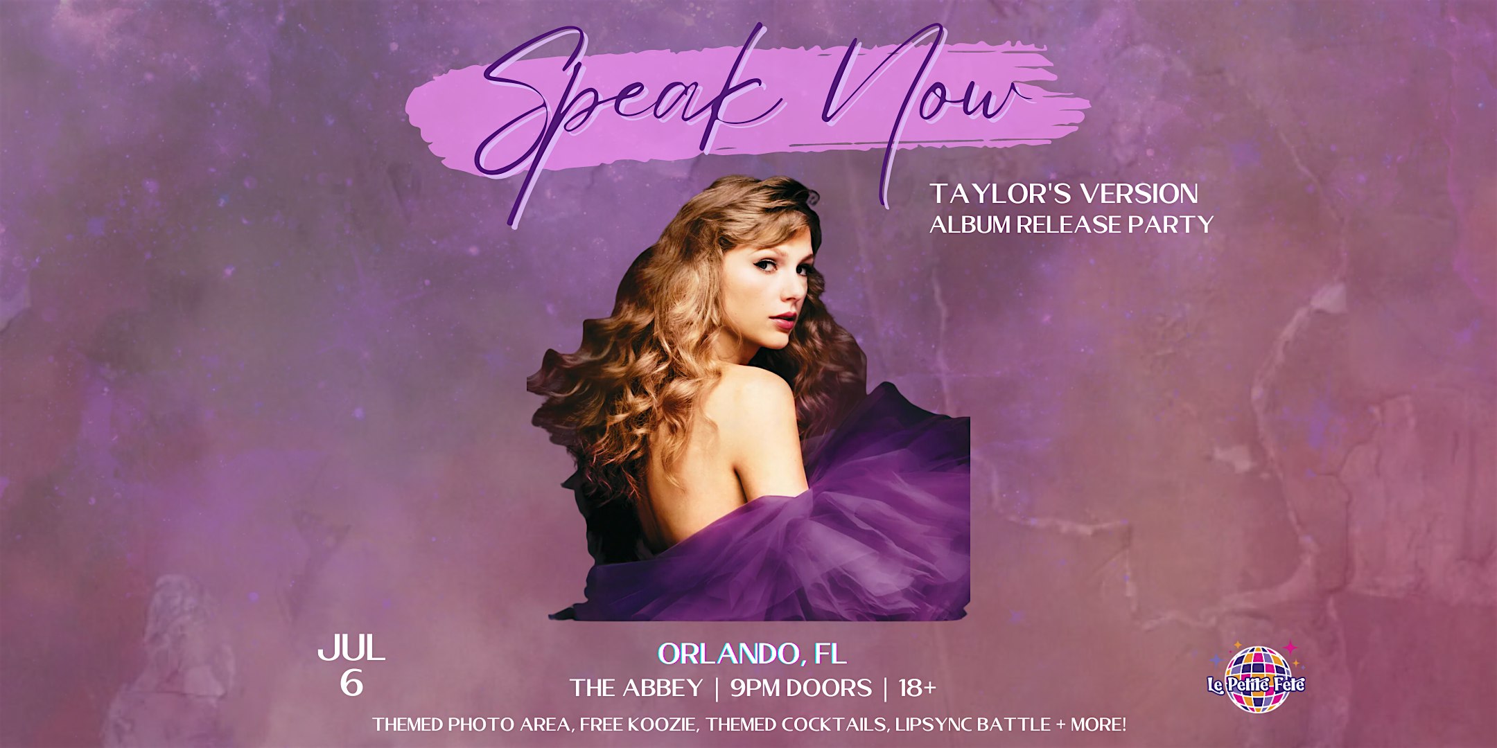 Speak Now: Taylor's Version Album Release Dance Party in Orlando at the Abbey