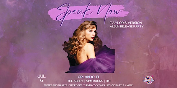 Speak Now: Taylor's Version Album Release Dance Party in Orlando