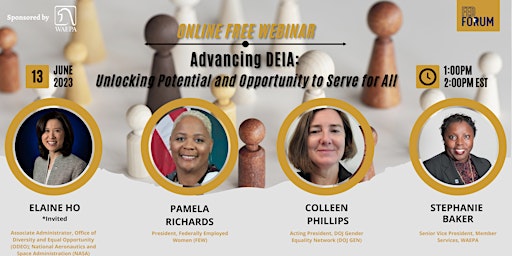 Advancing DEIA:  Unlocking Potential and Opportunity to Serve for All primary image