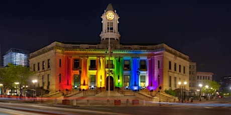 Lights of Pride at Stamford Old Town Hall + 2023 Class Picture