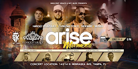 ARISE! EL MOVIMIENTO CONCERT  |  LIFE CHANGING EVENT | 8 ARTISTS ON STAGE