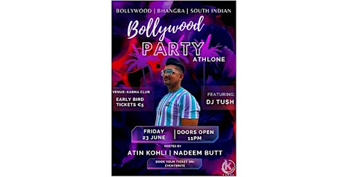 Bollywood Night Athlone primary image