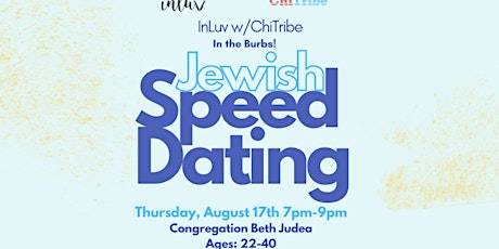 ChiTribe Jewish Speed Dating: Suburban Edition