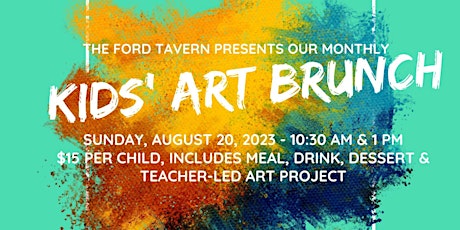 Kids' Art Brunch at the Ford Tavern, Medford