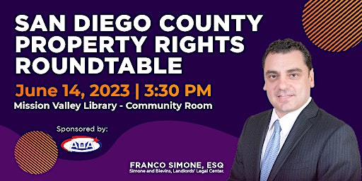 San Diego County Property Rights Roundtable primary image
