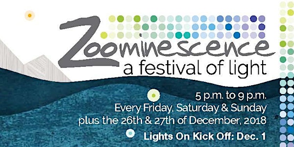 Zoominescence 2018; a Festival of Light (at the Edmonton Valley Zoo)