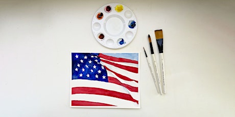 Watercolors Made Easy: American Flag (St. Paul)