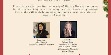 Canadian Lady Bosses November Paint Night & Networking Event primary image