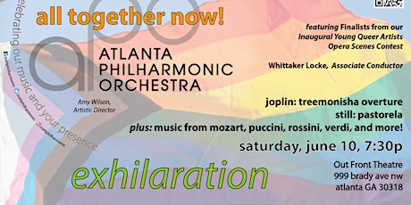 Atlanta Philharmonic Presents our Summer Concert "Exhilaration"