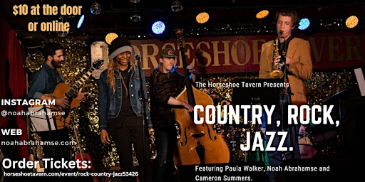 Country, Rock, Jazz at The Horseshoe Tavern primary image