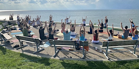 Good Vibes Park Yoga at Lakewood Park Solstice Steps - [Bottoms Up! Yoga]