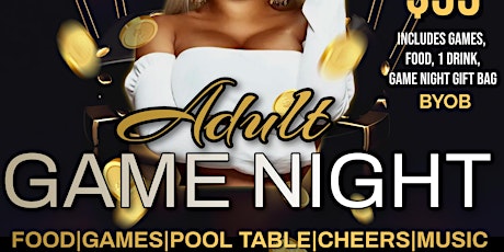 Play & Sip 4 A Purpose Adult GAME NIGHT