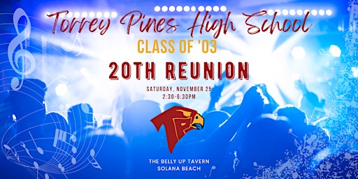 TPHS Class of '03 20th Year Reunion primary image