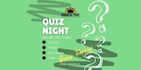 Pride Quiz & Fancy Dress Party with Kenny Todgers