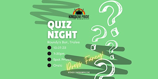 Pride Quiz & Fancy Dress Party with Kenny Todgers primary image