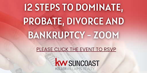 12 Steps to Dominate, Probate, Divorce and Bankruptcy Zoom  (MAPS) primary image