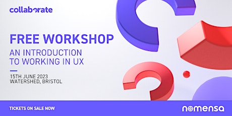 Free workshop: Introduction to working in UX  primärbild