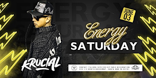 Energy Saturday with DJ Krucial