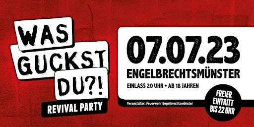 Was guckst du?! - Revival Party primary image