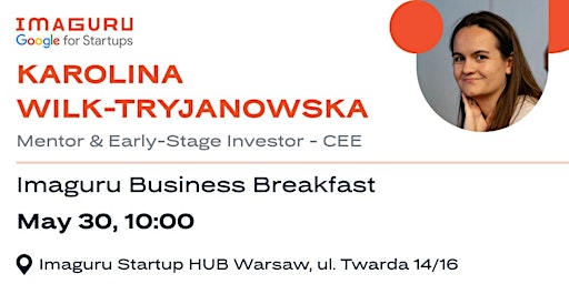 Imaguru Business Breakfast with Karolina Wilk-Tryjanowska