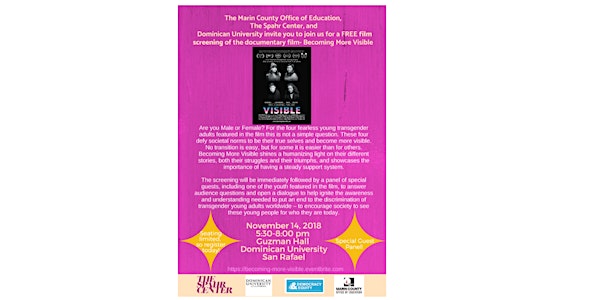 Becoming More Visible - A Film Screening