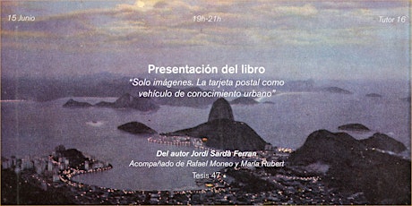 Presentación del libro: Solo imágenes, de Jordi Sardà