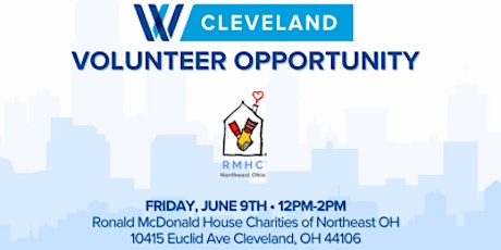 WISE Cleveland Volunteering Opportunity - Meal Prep @ Ronald McDonald House