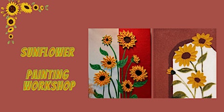 Sunflower painting workshop