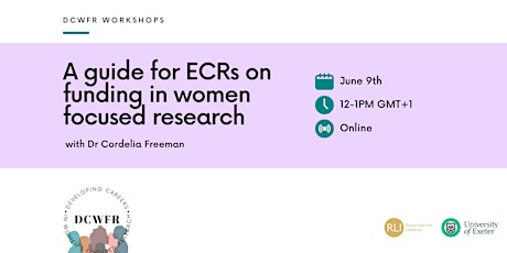 A guide for ECRs on funding in women focused research