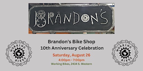 Brandon's Bike Shop 10th Anniversary Celebration