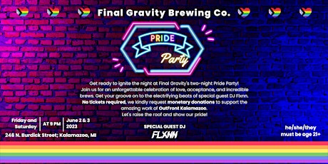 Final Gravity Brewing Co. Pride Party