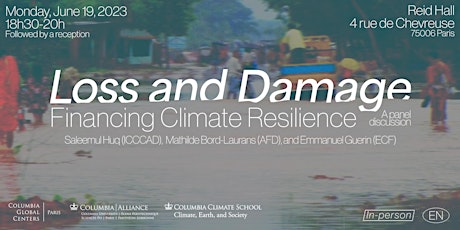 Loss and Damage: Financing Climate Resilience