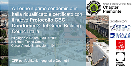 A Torino il primo condominio riqualificato con il protocollo GBC Condomini®
