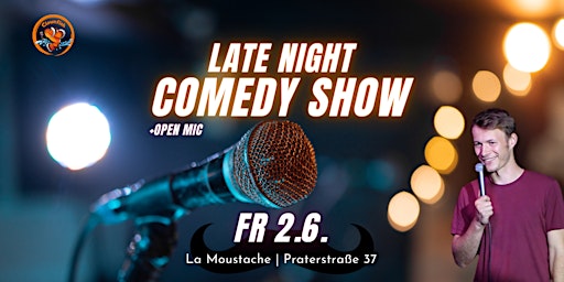 Late Night Comedy Show | Open Mic | Wien @La Moustache primary image
