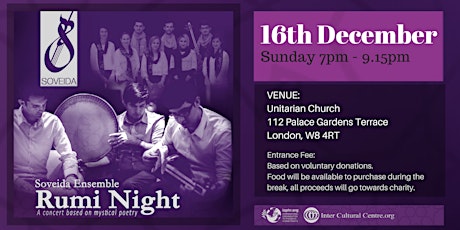 Rumi Night - A Concert Based on Mystical Poetry primary image