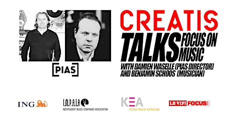 Image principale de Brussels Creatis Talks - Focus on music with PIAS & guests