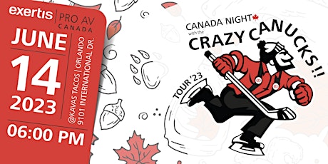 Exertis Pro AV Canada - Canada Night with the CRAZY CANUCKS!