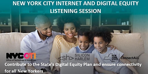 Imagem principal de New York City Internet and Digital Equity Listening Session